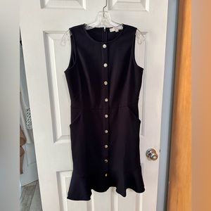 Loft navy slip on dress